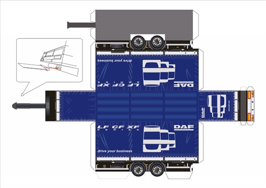 DAF CF b paper model