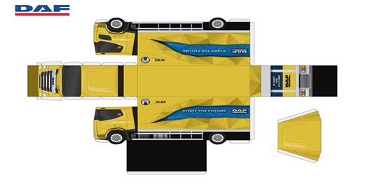 DAF-Paper-model-XD-Box-Body