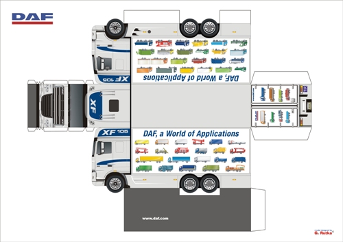 DAF XF FAS 1 2 paper model